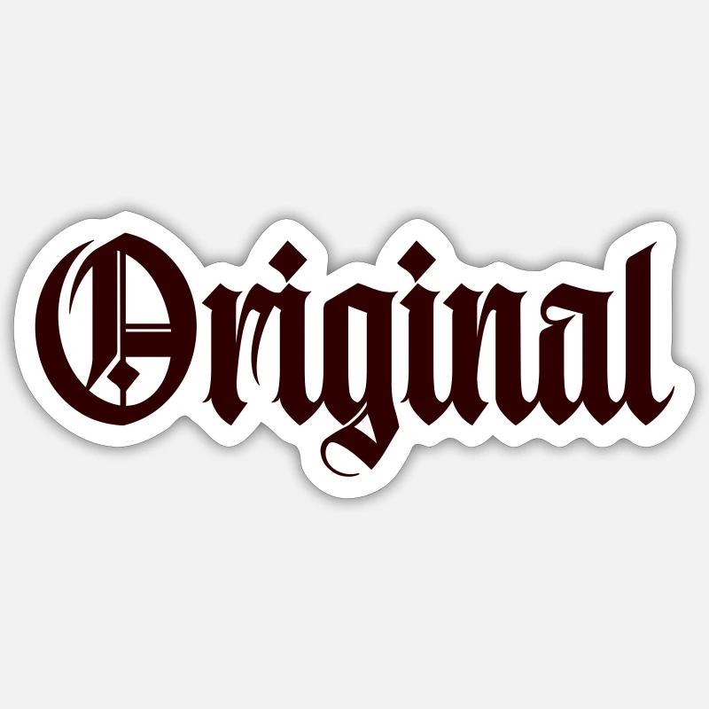 Original - Sticker taille S (10 x 10 cm) - blanc mat