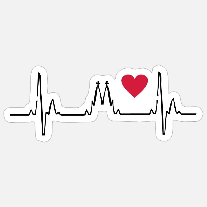 Köln Sticker Größe S (10 x 10 cm)