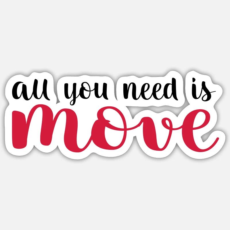 Sport - Sticker size S (10 x 10 cm) - white matte