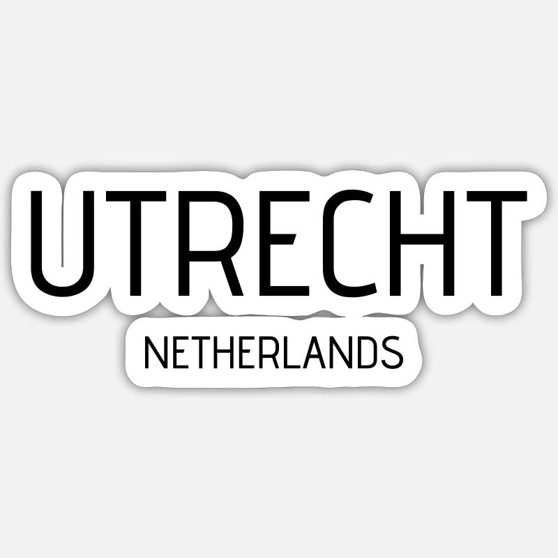 UTRECHT Sticker taille S (10 x 10 cm)