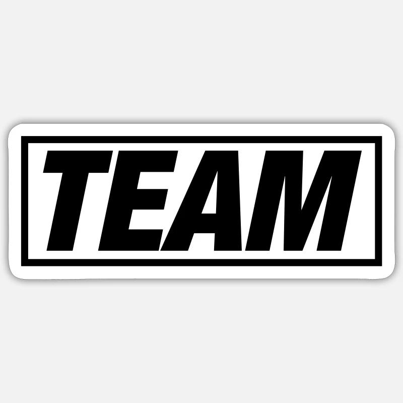 TEAM Sticker size S (10 x 10 cm)