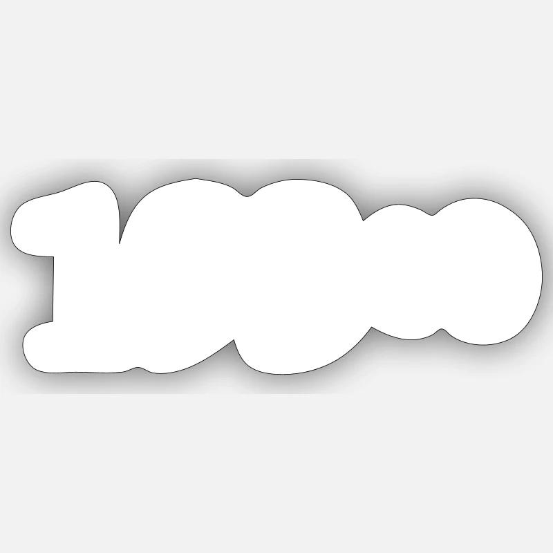 1938 - Sticker taille S (10 x 10 cm) - blanc mat