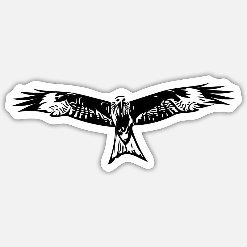 faucon Sticker taille S (10 x 10 cm)