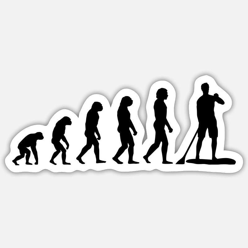 Stand up paddling Sticker size S (10 x 10 cm)