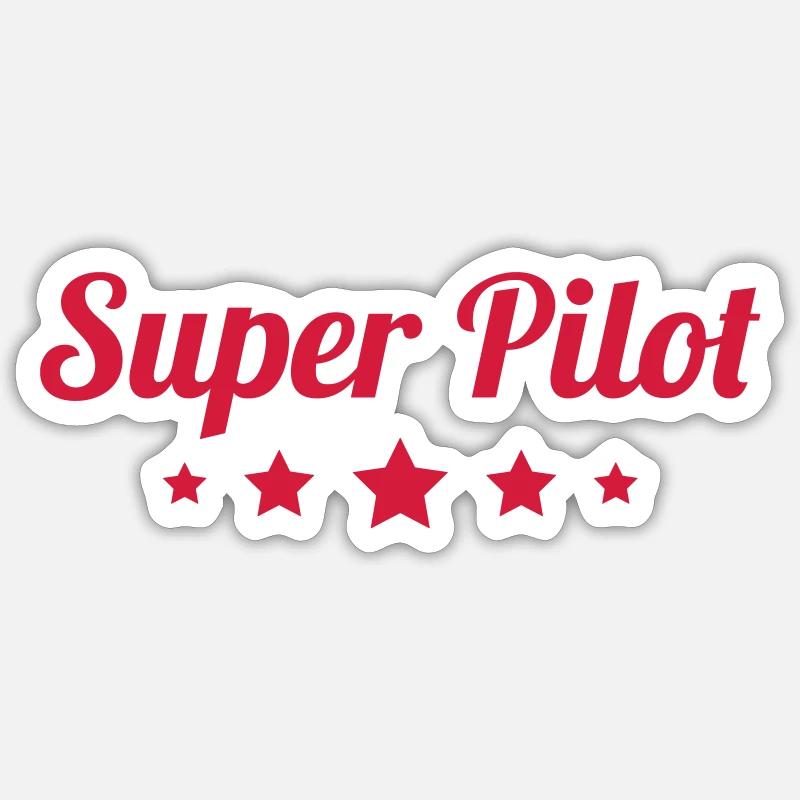 Rennfahrer / Pilot / Auto / Luftfahrt / Luft Sticker Größe S (10 x 10 cm)