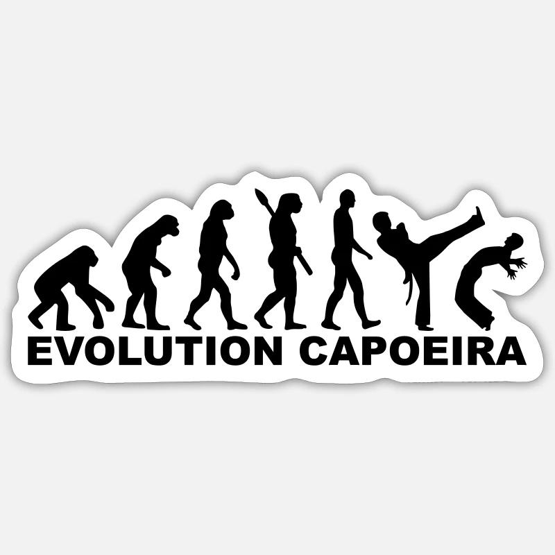 Evolution Capoeira Sticker size S (10 x 10 cm)