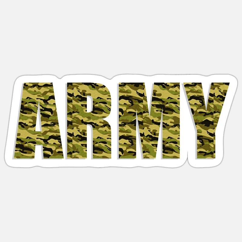 armée Sticker taille S (10 x 10 cm)