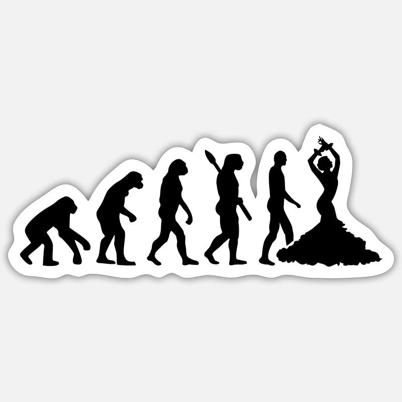 Flamenco Sticker size S (10 x 10 cm)