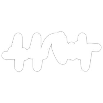 Heartbeat Horse - heartbeat horse - Sticker size S (10 x 10 cm) - white matte - Front