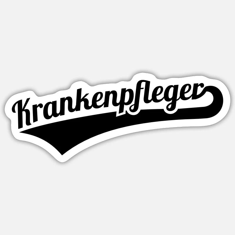 Krankenpfleger Sticker Größe S (10 x 10 cm)