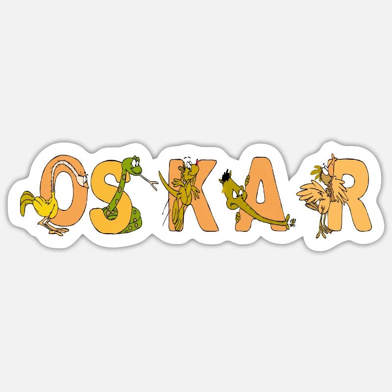 Oskar Sticker Größe S (10 x 10 cm)