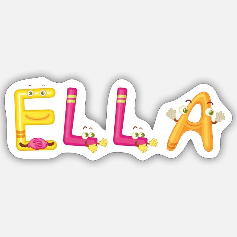 Ella Sticker size S (10 x 10 cm)