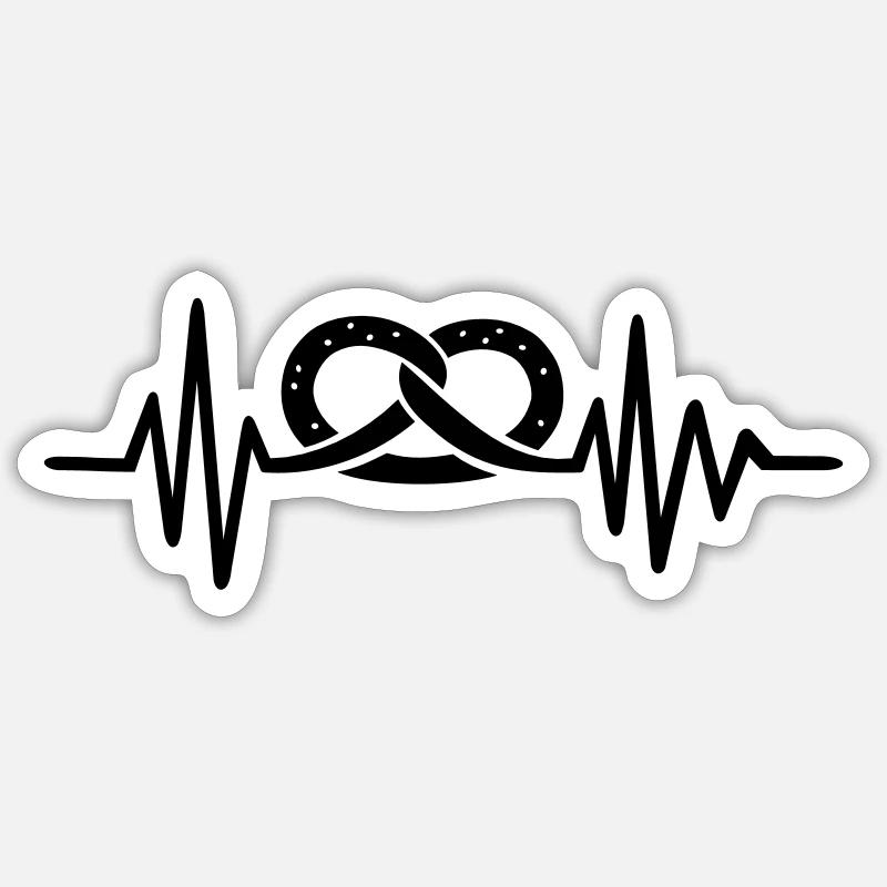 Bäcker - Sticker Größe S (10 x 10 cm) - Mattweiß
