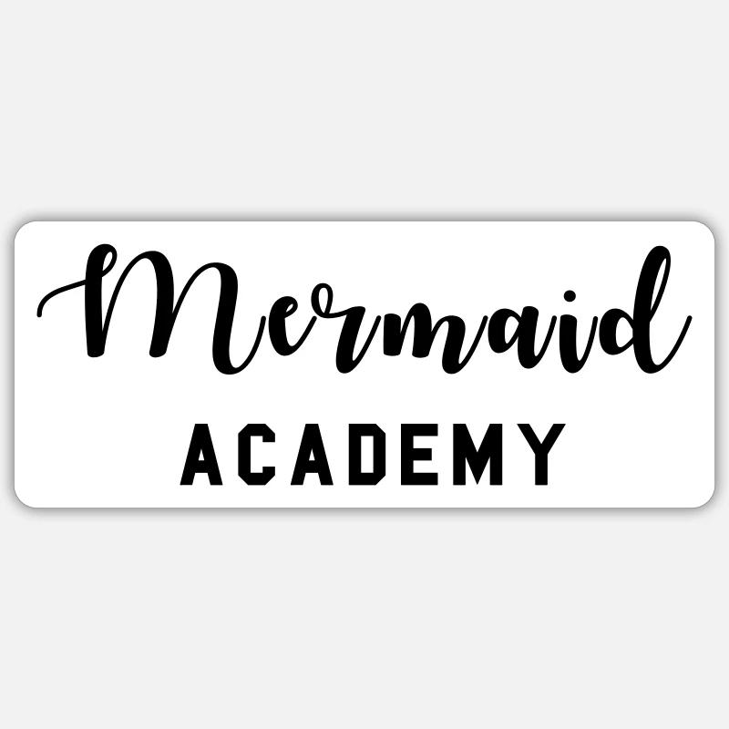 Mermaid Academy - Sticker size S (10 x 10 cm) - white matte
