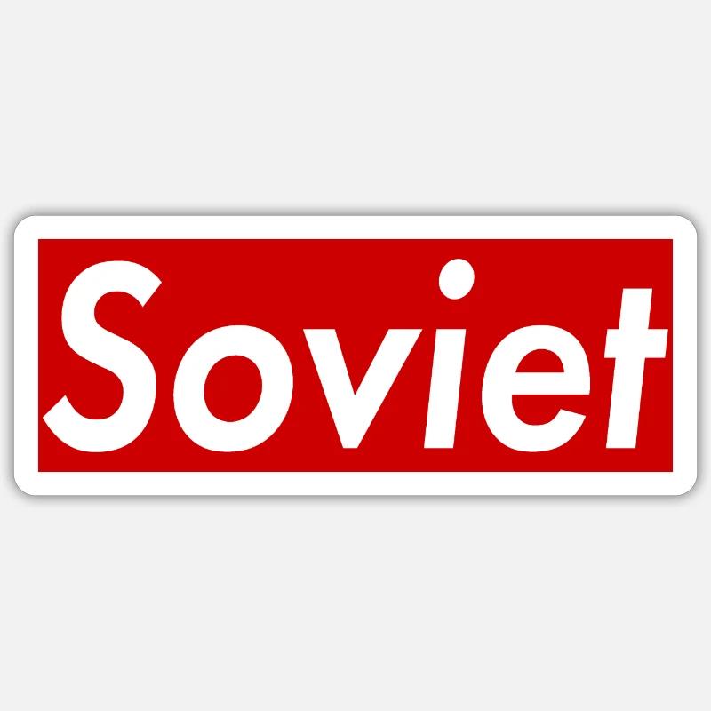 Soviet Sticker size S (10 x 10 cm)
