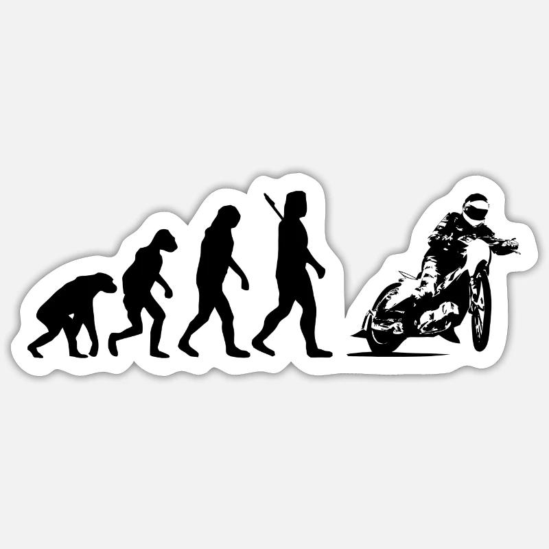 Speedway - Sticker Größe S (10 x 10 cm) - Mattweiß