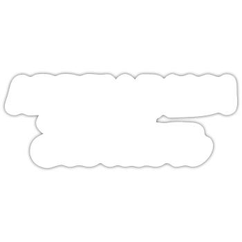 T shirt appelle moi loulou. Cool cadeau mignon - Sticker taille S (10 x 10 cm) - blanc mat - Devant