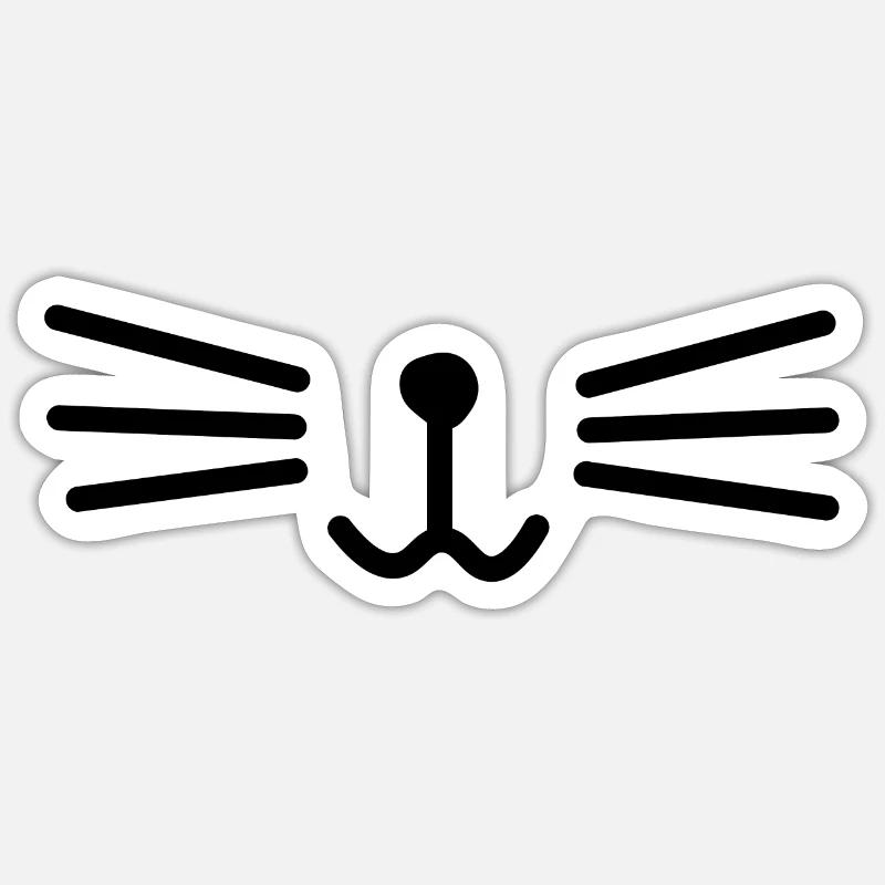 Les chats Sticker taille S (10 x 10 cm)