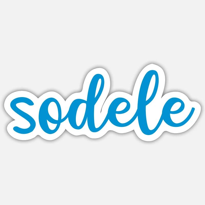 sodele Sticker Größe S (10 x 10 cm)