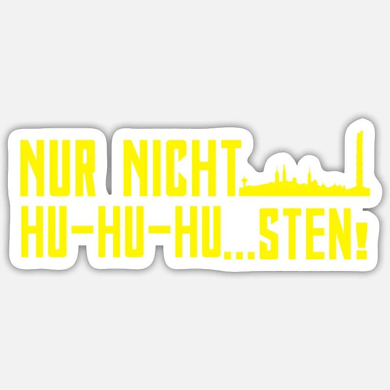 husten rottweil Sticker Größe S (10 x 10 cm)