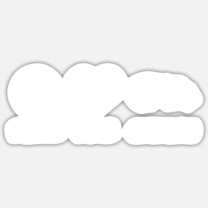 catfish - Sticker size S (10 x 10 cm) - white matte