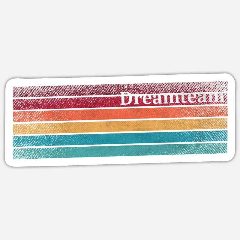 team - Sticker size S (10 x 10 cm) - white matte