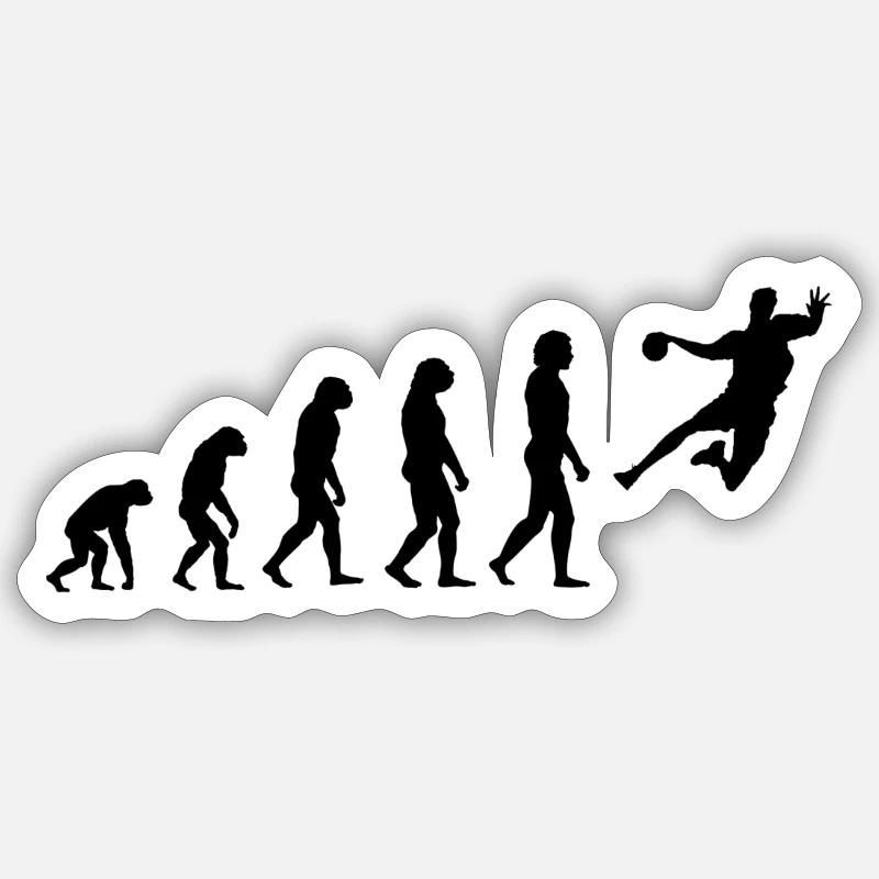 HANDBALLEVOLUTION Sticker Größe S (10 x 10 cm)