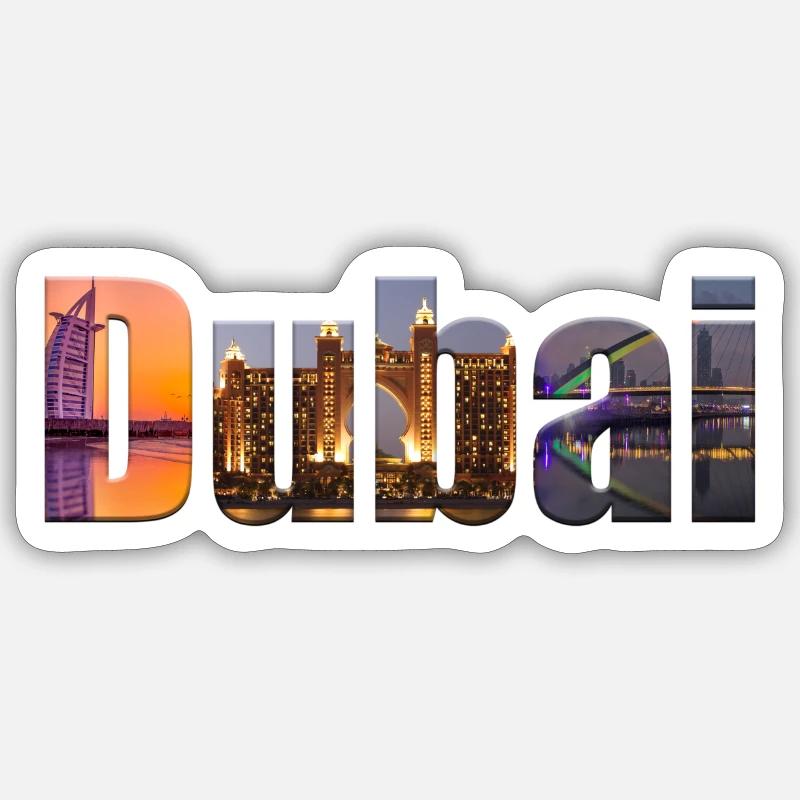 DUBAI Sticker size S (10 x 10 cm)
