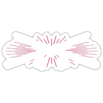 angling - Sticker size S (10 x 10 cm) - white matte - Front