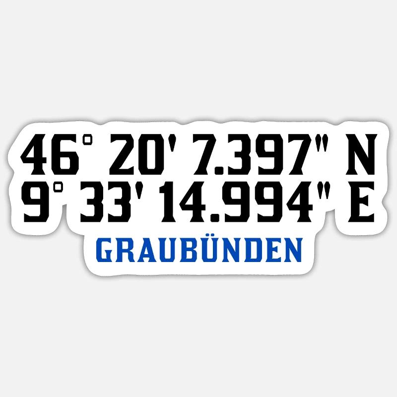 Grisons Sticker taille S (10 x 10 cm)