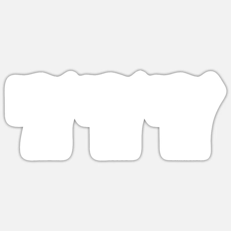 Sticker Größe S (10 x 10 cm) - 