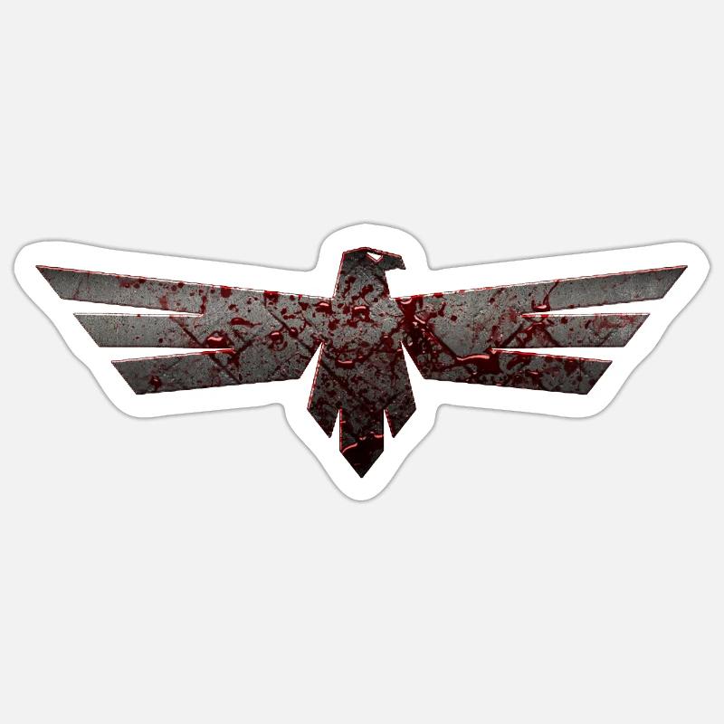 Eagles Eagle Eagle bird falcon hawk Sticker size S (10 x 10 cm)