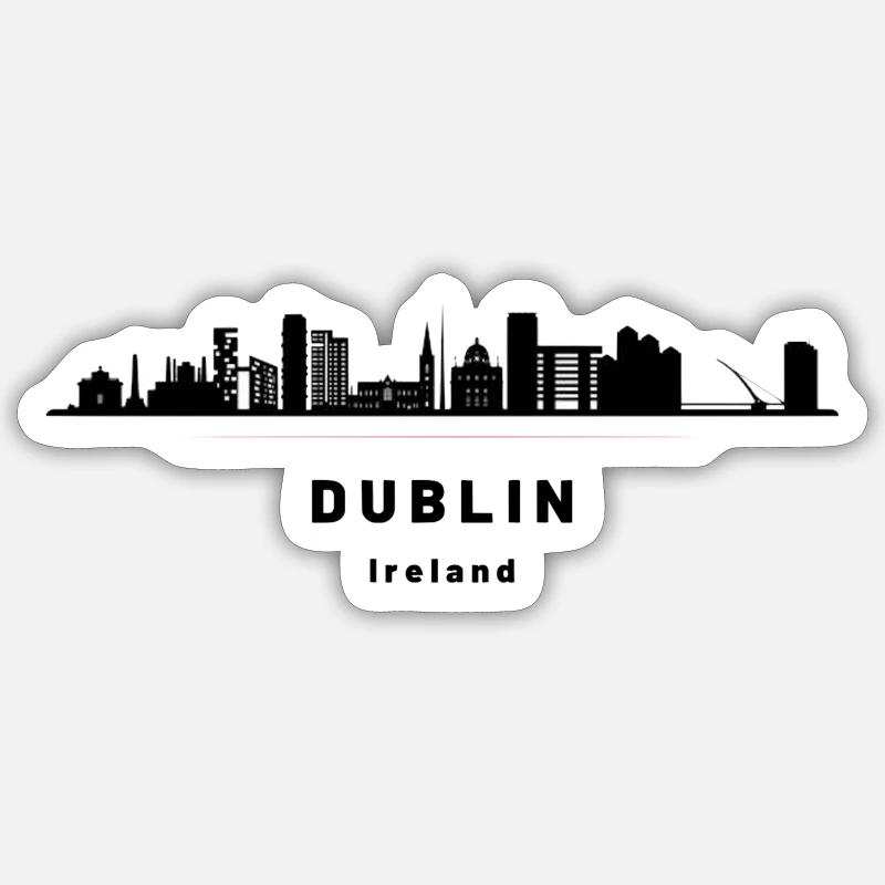 Dublin Sticker Größe S (10 x 10 cm)