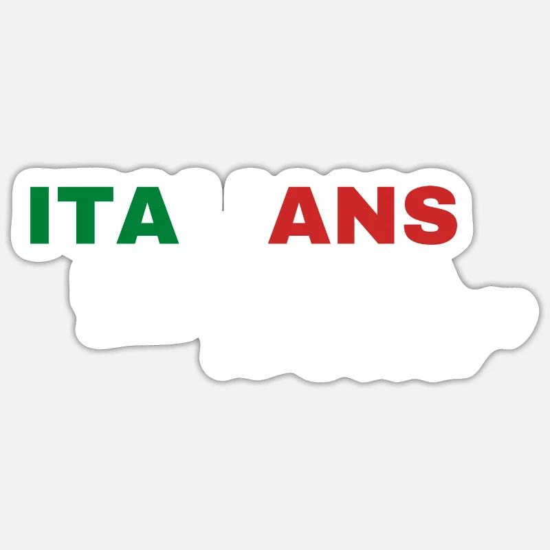 ITALIANS DO IT BETTER - Sticker size S (10 x 10 cm) - white matte