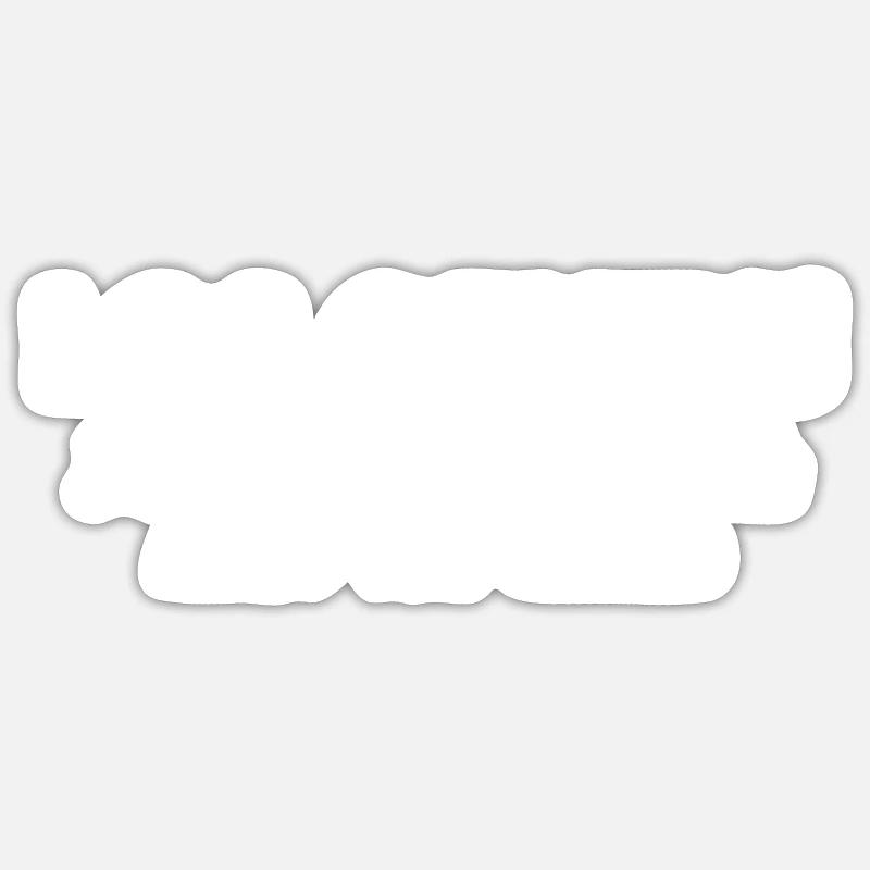 Drôles de sarcasme Ironie - Sticker taille S (10 x 10 cm) - blanc mat