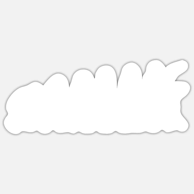 Dirigenten Musiker Band Evolution Dirigent Musik - Sticker Größe S (10 x 10 cm) - Mattweiß