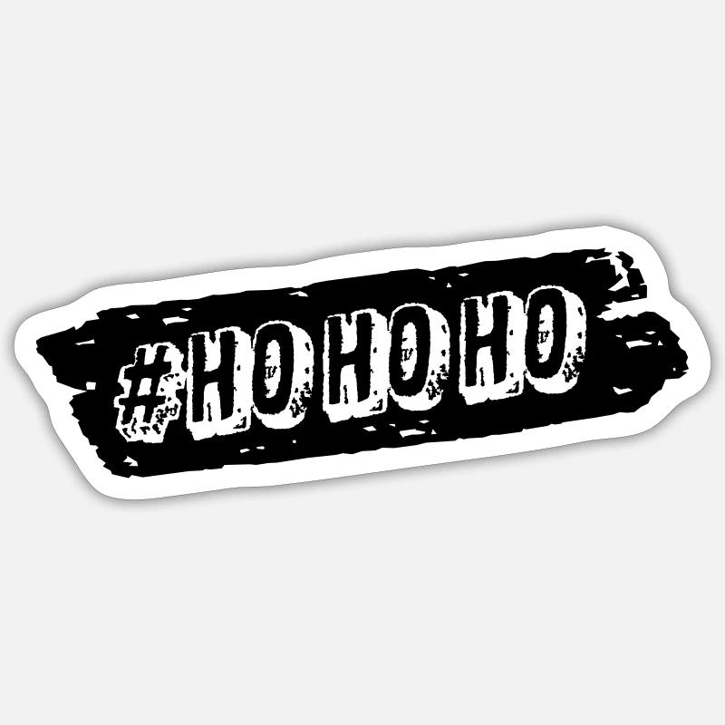 #HOHOHO Sticker Größe S (10 x 10 cm)