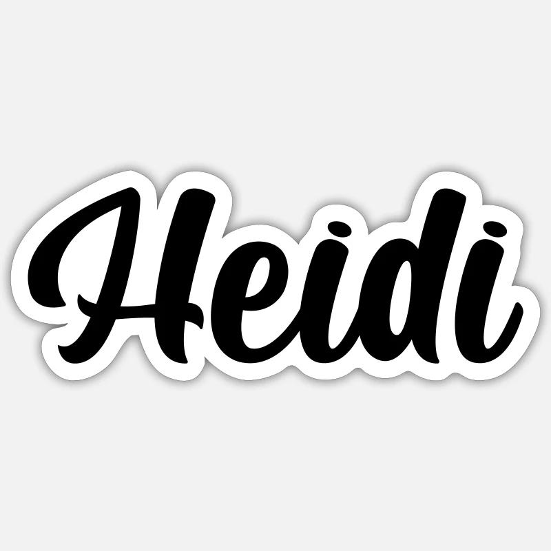 Heidi Sticker Größe S (10 x 10 cm)