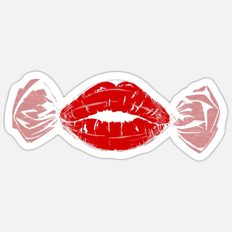 Candy - Sticker size S (10 x 10 cm) - white matte