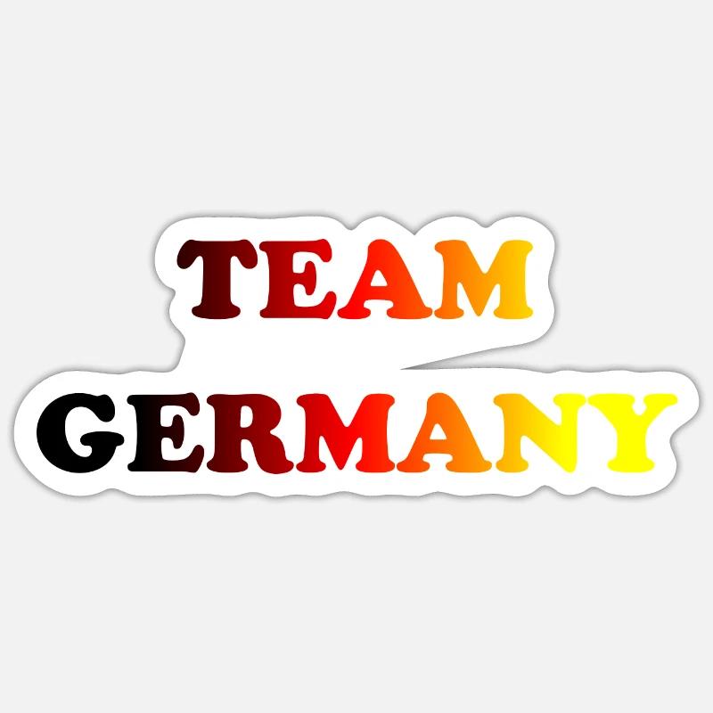 Team Germany Sticker size S (10 x 10 cm)