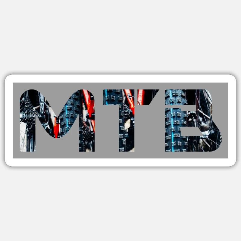 VTT Sticker taille S (10 x 10 cm)