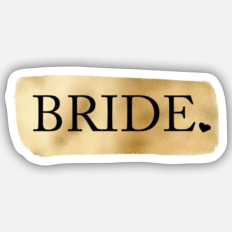 Bride Gang! Customizable - Sticker size S (10 x 10 cm) - white matte