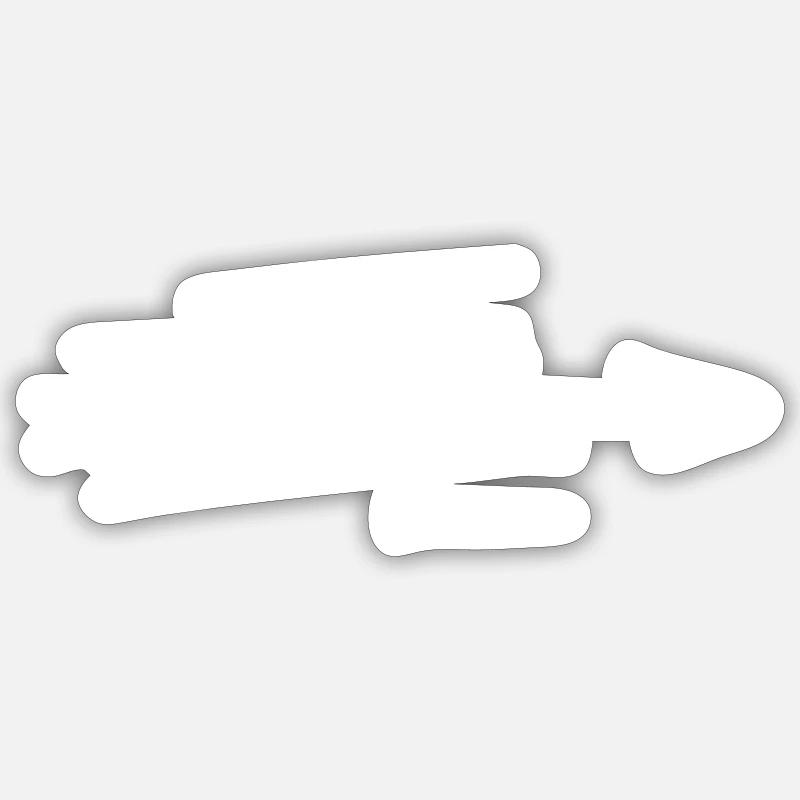 fast arrow Sticker size S (10 x 10 cm)