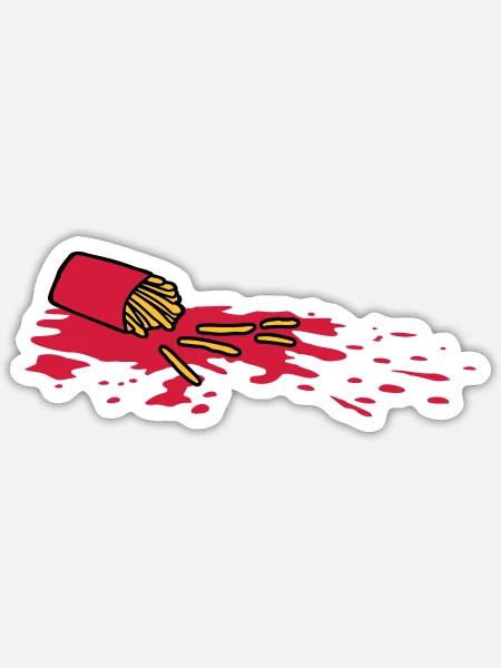 - Sticker size S (10 x 10 cm) - white matte
