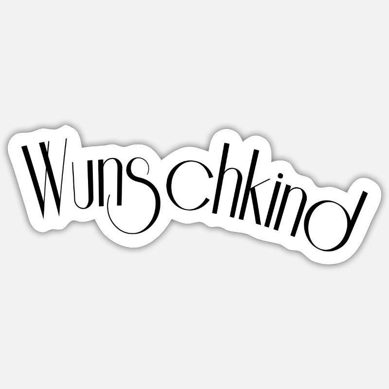 Wunschkind Sticker Größe S (10 x 10 cm)