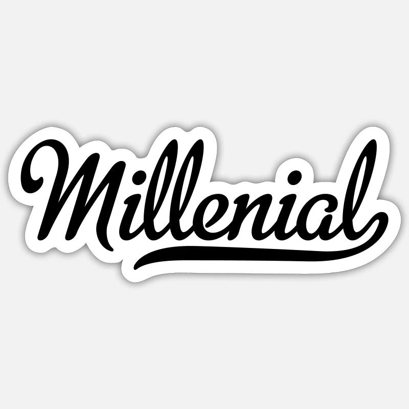 Millénaire Sticker taille S (10 x 10 cm)