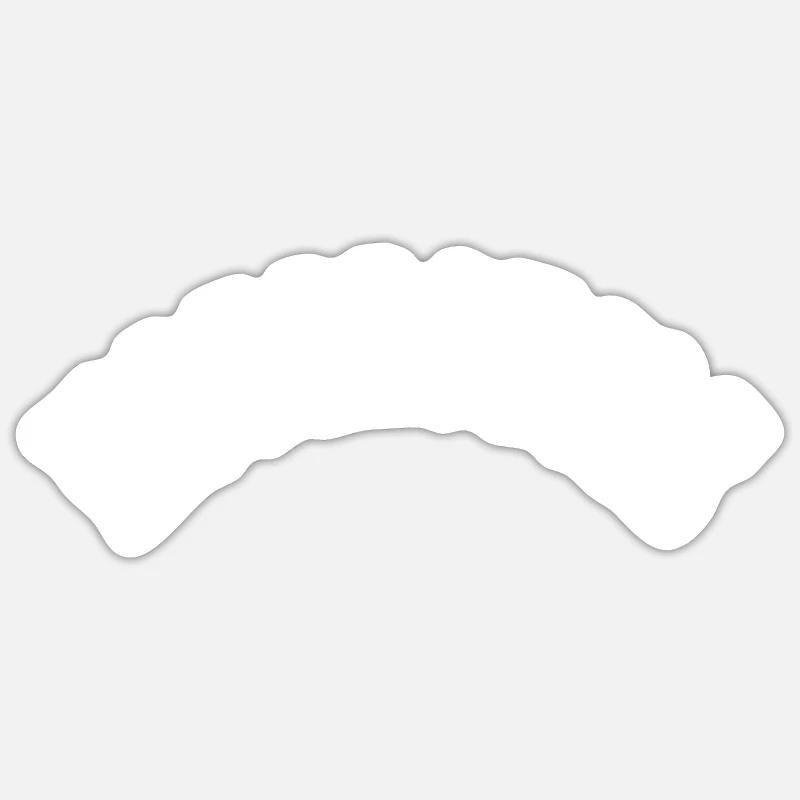 Motorcycle - Sticker Größe S (10 x 10 cm) - Mattweiß