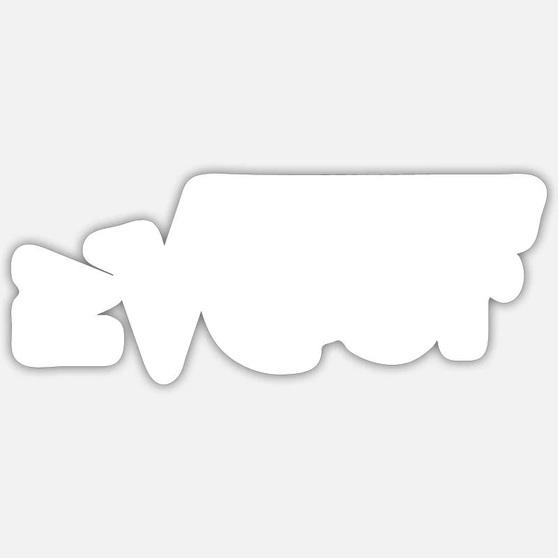 >= Father Formula - Sticker size S (10 x 10 cm) - white matte