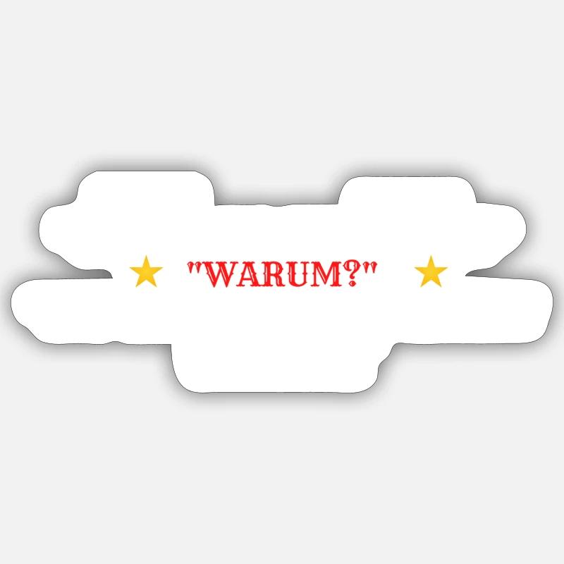 Spruch - Sticker Größe S (10 x 10 cm) - Mattweiß