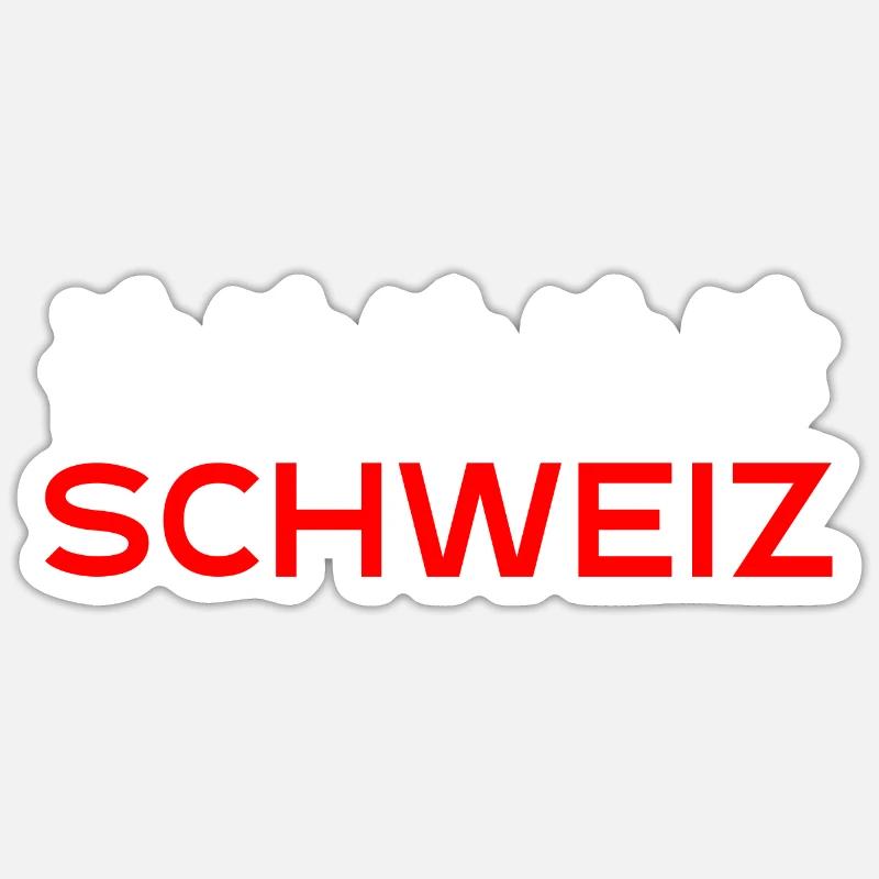 Schweizer Enzian - Sticker Größe S (10 x 10 cm) - Mattweiß